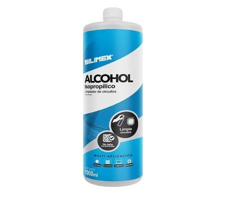 Silimex Alcohol Isopropílico para Limpieza de PC y Electrónica, 1 Litro