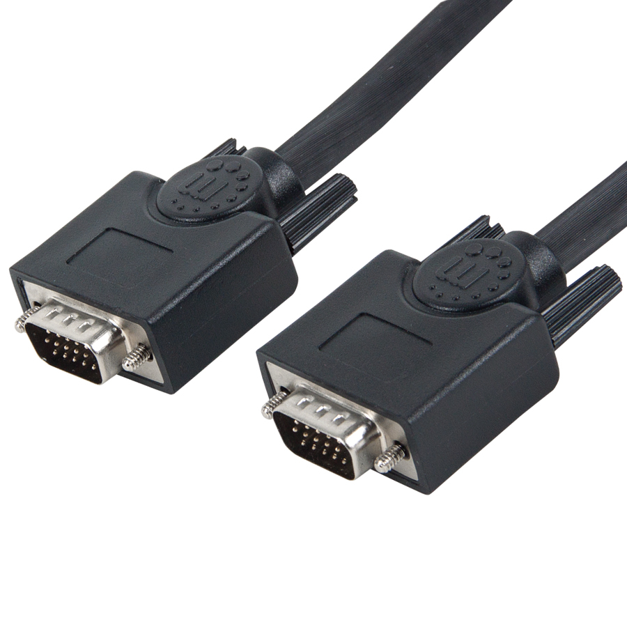 Cable Svga, Manhattan, 372978, Monitor 8mm Hd15 m-M 7.5M