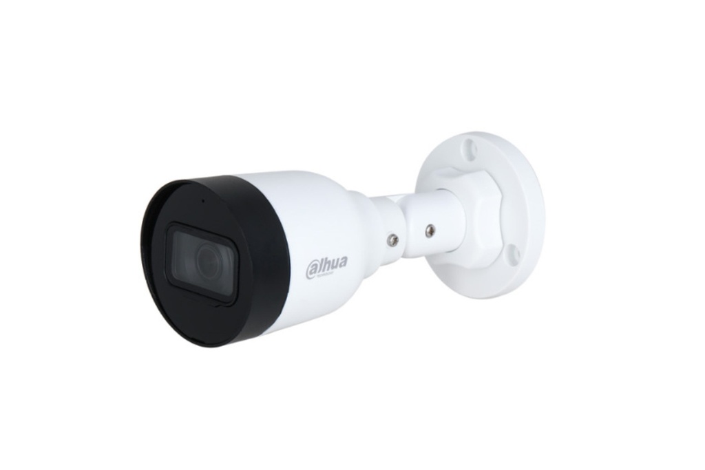 Cámara IP/Dahua/Dh-IPc-Hfw1230S1-A-S5/Cámara IP Bullet de 2 Megapi x eles/Lente de 2.8mm/102 grados de Apertura/Micrófono Integrado/H.265+/Ir de 30 Metros/IP67/Poe/DWDr