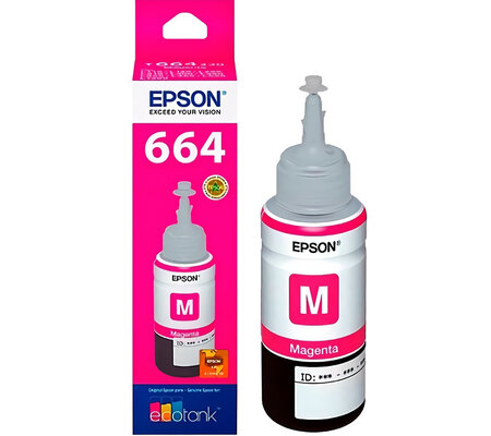 Tanque de Tinta (EcoTank) Epson 664 Magenta 70ml