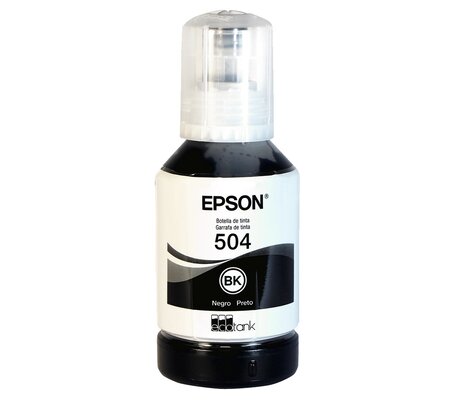 Tanque de Tinta Epson T504 Negro, 127ml