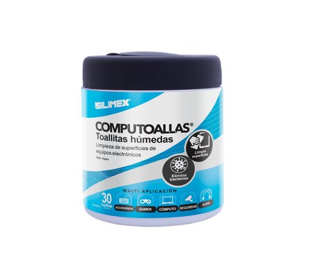 Silimex CompuToallas para Limpieza de Pantallas y Gabinetes, 30 Piezas