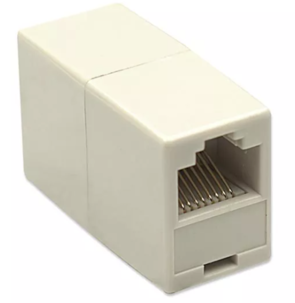Cople Modular en Linea Hembra a Hembra UTP CAT 5E Intellinet 504225