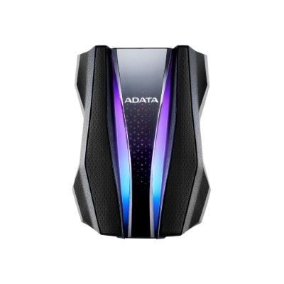 Disco Duro Externo Adata HD770G RGB 2.5", 1TB, USB, Negro, A Prueba de Agua, Polvo y Golpes