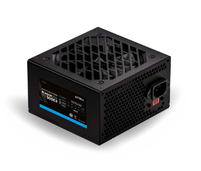 Fuente de Poder Acteck Blazar EVO FT500E, 20+4 pin ATX, 120mm, 500W