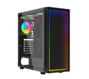 Gabinete Gamer Ocelot PORTAL-M4 - ATX/Micro ATX/Mini-ITX - 3 Ventiladores - Panel Lateral