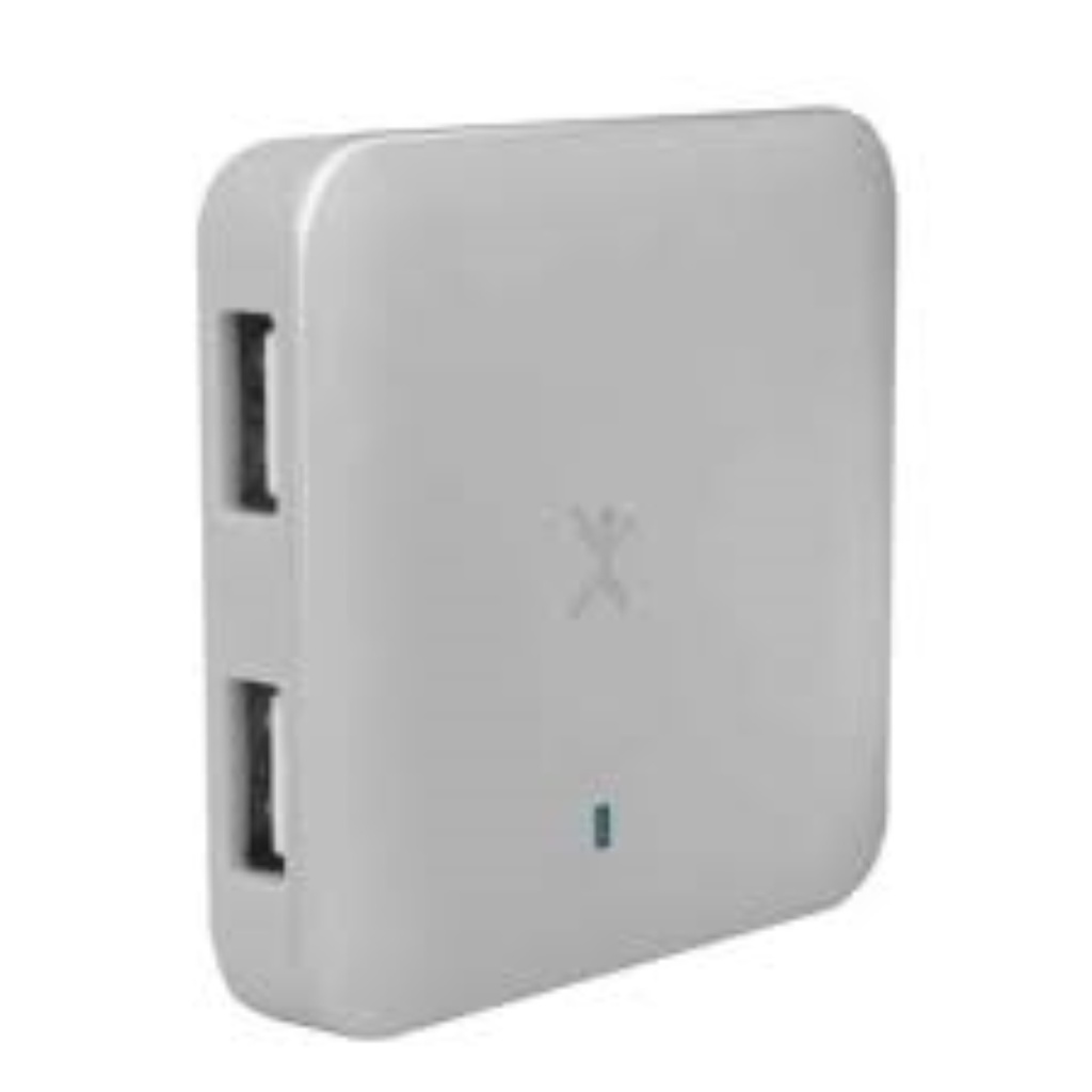 Hub 4 Puertos USB 2.0 Perfect Choice Plata