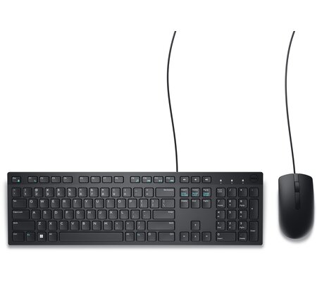 Kit de Teclado y Mouse Dell KM300C, Alámbrico, USB, Negro (Español)