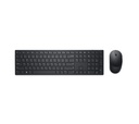 Kit de Teclado y Mouse Dell KM5221W, Inalámbrico, USB, Negro (Español)