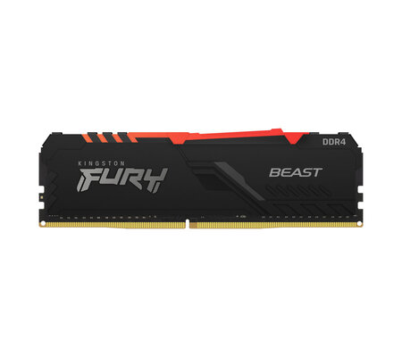 Memoria RAM Kingston Fury Beast DDR4, 3733MHz, 8GB, Non-ECC, CL19