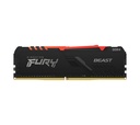 Memoria RAM Kingston Fury Beast DDR4, 3733MHz, 8GB, Non-ECC, CL19