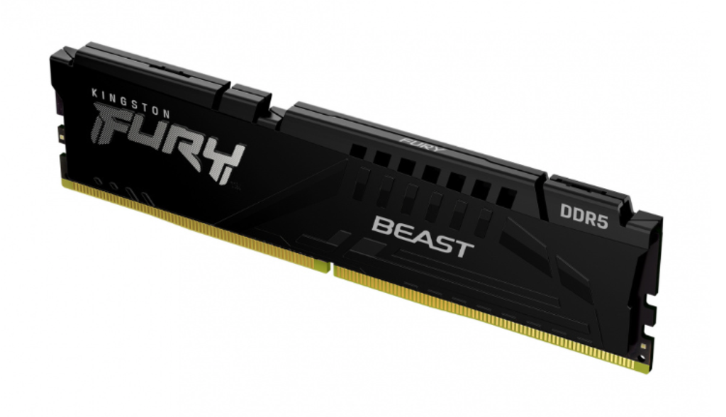 Memoria DIMM DDR5 Kingston (1X16GB) 5600Mhz Cl40 Fury Beast Black