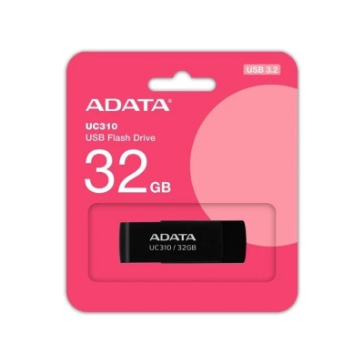 Memoria Flash Adata Uc310 32GB USB 3.2 negro (Uc310-32G-Rbk)
