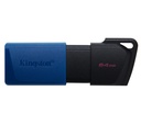 Memoria USB Kingston DataTraveler Exodia M, 64GB, USB A, Negro/Azul