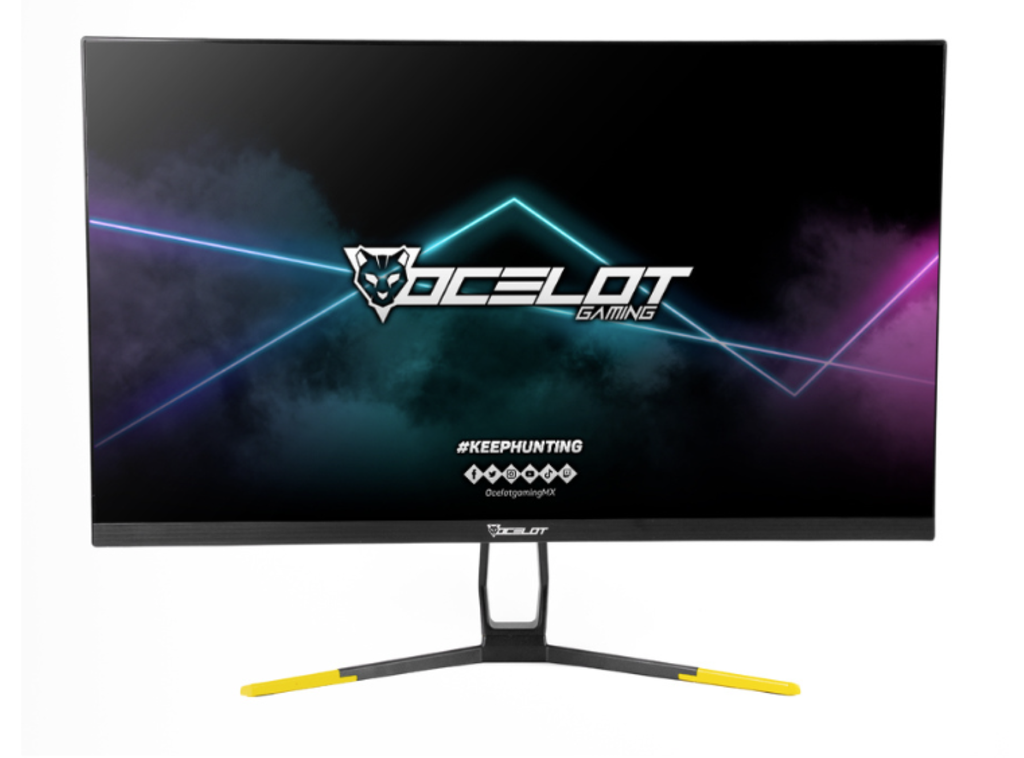Monitor Gamer/Ocelot/negro/27 Pulgadas Plano/Frameless/Full HD/1920X1080/144Hz/3 Puertos HDMI 1 Puerto DP/Compatible Freesync/Tiempo de Respuesta 1-2 Ms/Compatible Soporte Vesa