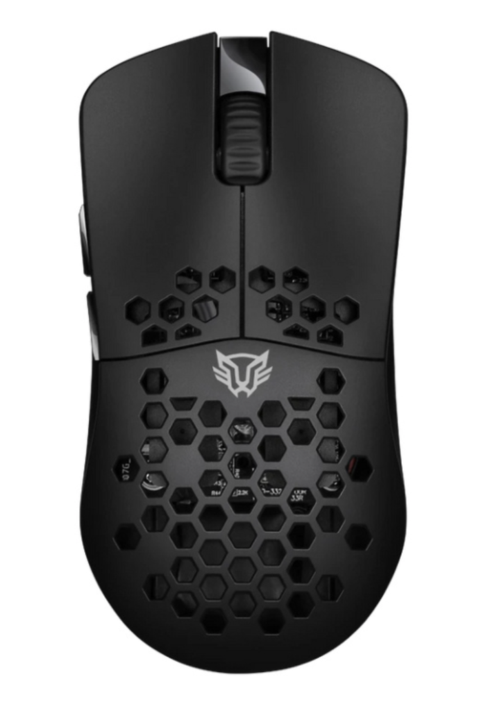 Mouse Gamer 5000 DPi RGB Ultra Ligero Speeder Light Mg969 Inalámbrico 2.4 Mhz 6 Niveles 7 Botones Legend Series negro
