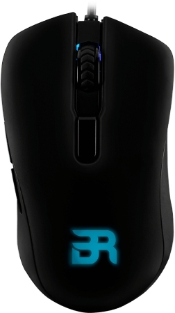 Mouse Gamer 8200 DPi RGB Theron Gm750 USB 6 Niveles 5 Botones negro