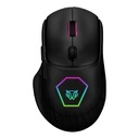 Mouse Gamer Speeder Match Mg959 Alámbrico + Caratulas Intercambiables/USB/Hasta 12800 DPi + RGB + 7 Botones/negro