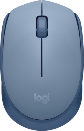 Mouse Logitech M170 Blue Grey Optico Inalámbrico Mini Receptor USB Pc/Mac/Chrome
