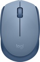 Mouse Logitech M170 Blue Grey Optico Inalámbrico Mini Receptor USB Pc/Mac/Chrome