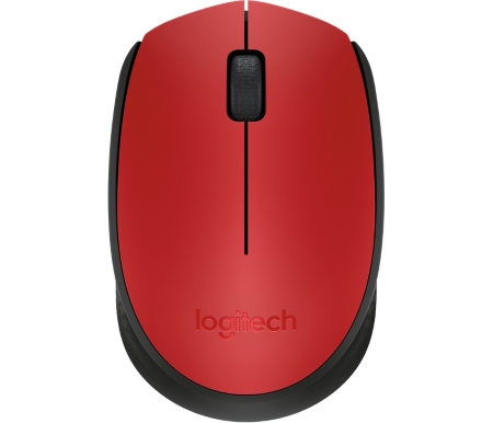 Mouse Logitech M170 Red-K Optico Inalámbrico Mini Receptor USB Pc/Mac/Chrome.