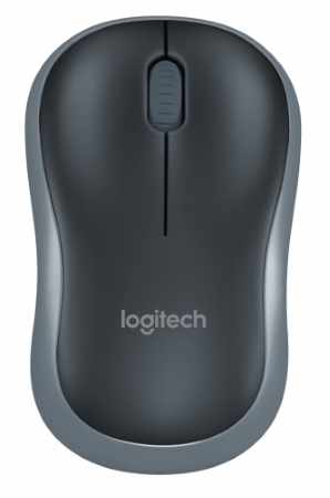 Mouse Logitech M185 Dark Grey Optico Inalámbrico Mini Receptor USB Pc/Mac/Chrome