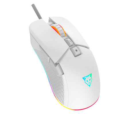 Mouse Gamer Ocelot Gaming Óptico White Pearl, Alámbrico, USB, 7200DPI, Blanco