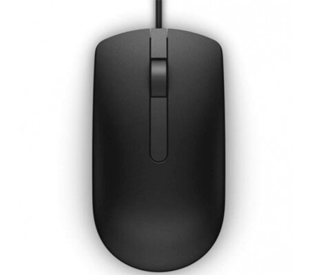 Mouse Dell Óptico MS116, Alámbrico, USB, 1000DPI, Negro