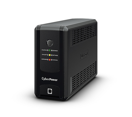 No Break Cyberpower (Ut1000Gu) 1000VA/500W, Interactivo, Indicadores Led, 8 Nema 5-15R 4 Respaldo/4 Supresión y Regulación, Torre, Puerto USB, Green Power, 2 Años en Equipo, 1 Año en Batería.