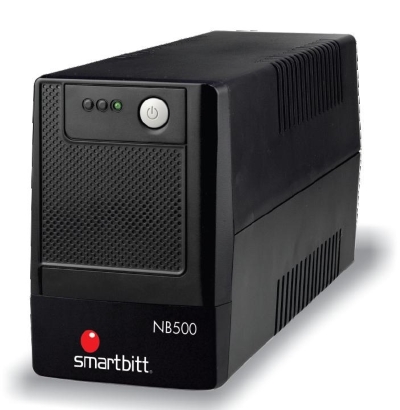 No Break SmarTBitt 500VA/250W, 4 Contactos, con Regulador y Supresor de Picos.