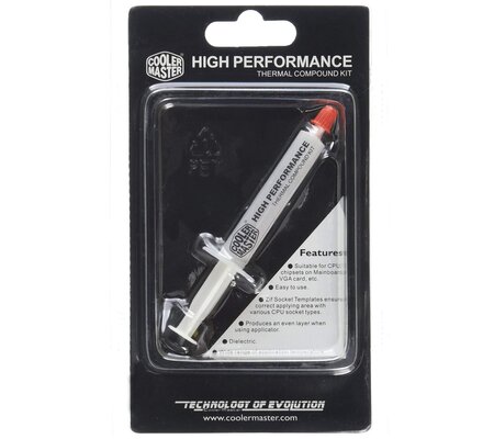 Cooler Master Pasta Térmica Thermal Grease, 0.8 W/m•K, 2.37 Gramos