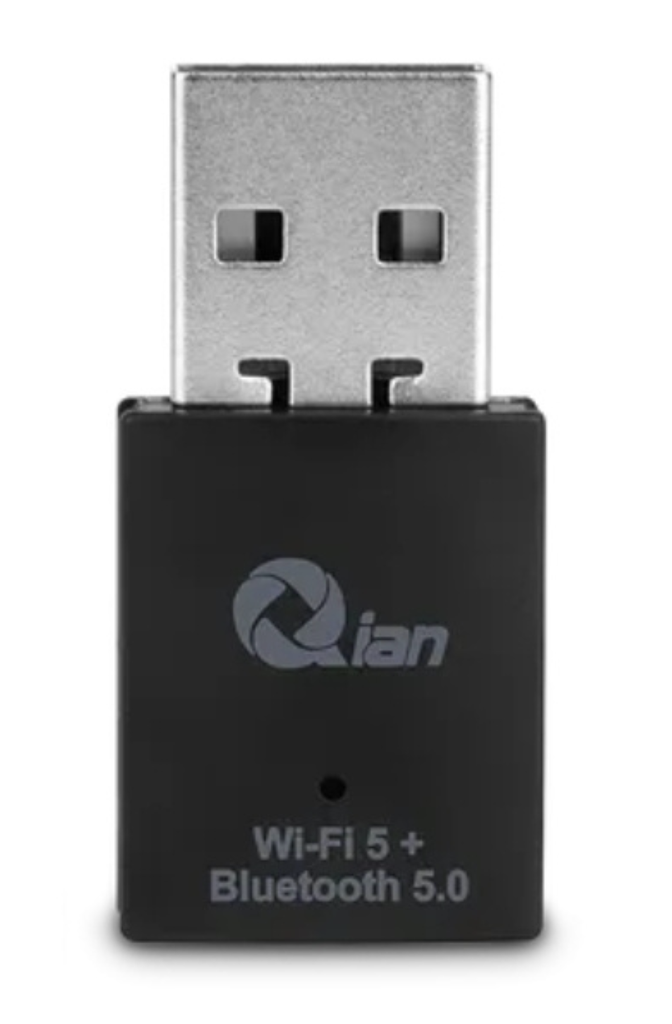 Qian Adaptador Wi-Fi USB Bluetooth 5.0/2.4G/5Gh Doble Banda Qyw-033Wb