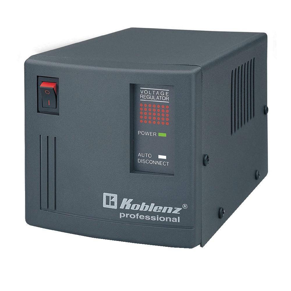 Regulador de Voltaje Koblenz Er-2550, 2500 VA/2000 W, 6 Contactos Nema 5-15R, Luz Led, encendido/ApagAño de Uso Rudo. 7 Años de Garantía Sku 00-1560-2