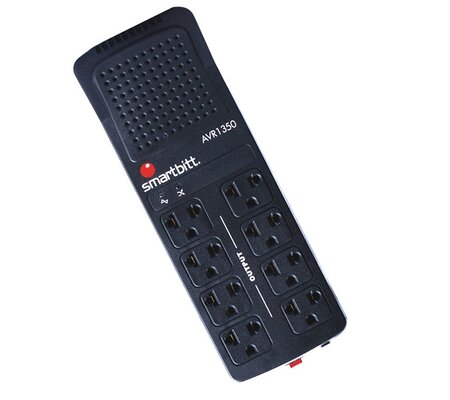 Regulador Smartbitt R-BITT1350 - 1350VA/675W - 8 Contactos