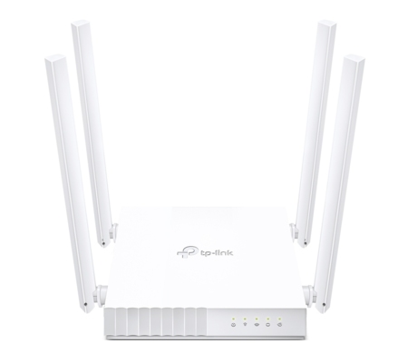 Router/TP-Link/Archer C24/Inalámbrico |Wisp |Ac750 Dual Band/Multimodo Access Point Repetidor Wisp/4 Puertos Lan 10/100 1 Puerto Wan 10/100/4 Antenas Fijas/Sustituye a Tl-Wr940N