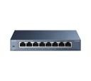 Switch/TP-Link/Tl-Sg108 |8 Puertos RJ45 Gigabit/No Administrable/Carcasa Metalica/para Escritorio/Las Especificaciones Pueden VAriar Segun Version