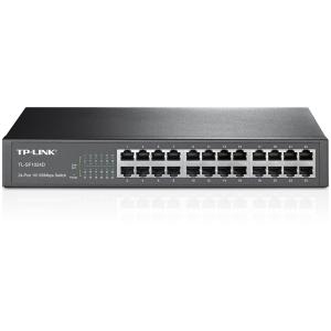 Switch/TP-Link/Tl-Sf1024D/24 Puertos RJ45 10/100 Mbps/No Administrable/para Escritorio O Rack de 13 Pulgadas