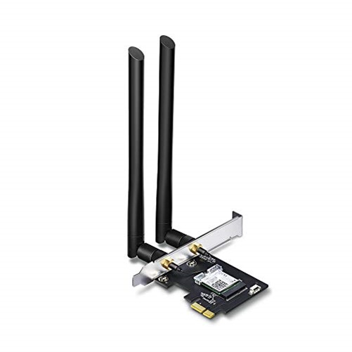 Tarjeta de Red/TP-Link/Archer T5E/PCI E x press Bluetooth Wi-Fi/Banda Dual Ac1200/Velocidad 867 Mbps a 5 Ghz 300 Mbps a 2, 4 Ghz/2 Antenas E x ternas de Alta Ganancia Funcion Bluetooth 4.2