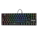 Teclado Ocelot Alambrico Tipo Mecanico Tkl Switch Rojo Full RGB, Estructura de Abs
