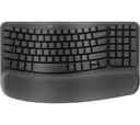 Teclado Logitech Wave Kyes Grafito Inalámbrico Ergonomico Easy-Switch Bluetooth Logi Bolt