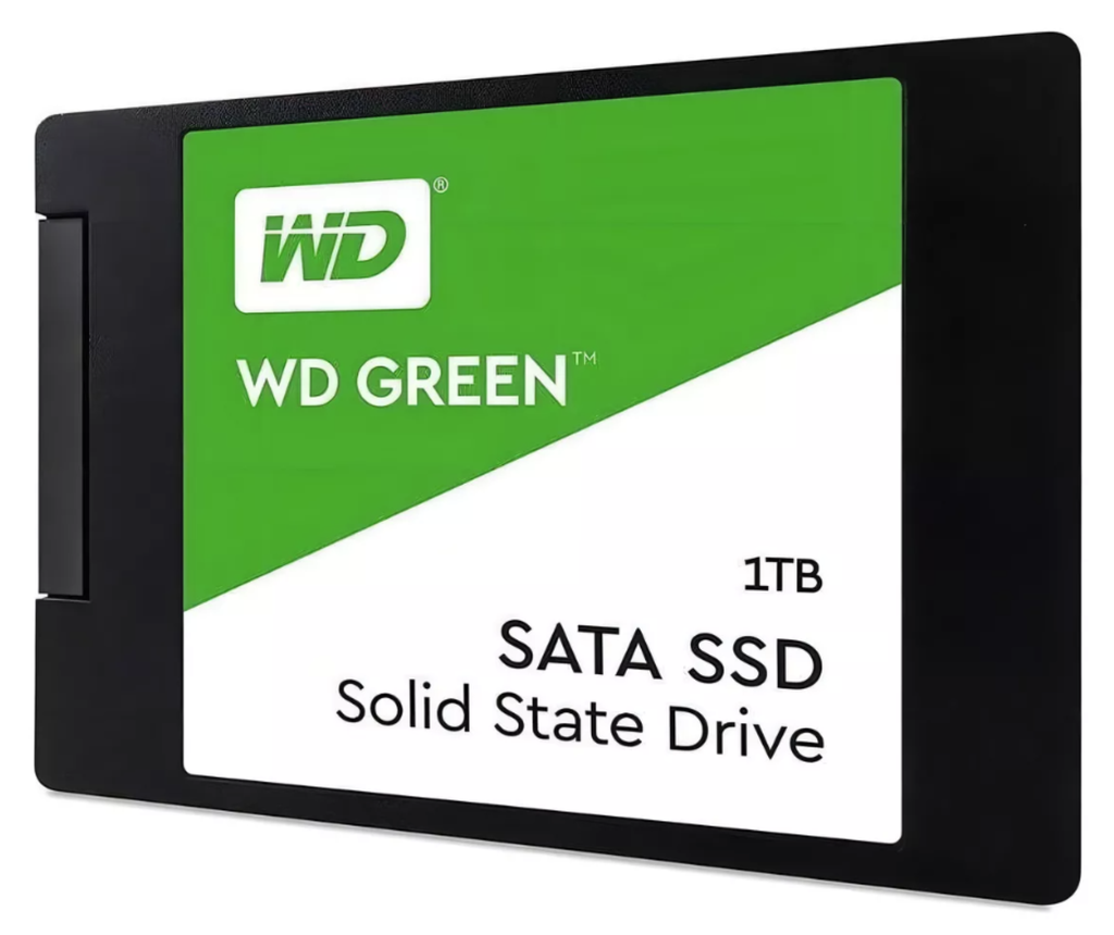 Unidad SSD 2.5" WD 1TB (WDs100T3G0A) Green, SATA3, 7mm, 3D Nand