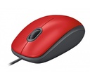 Mouse Logitech Óptico M110 Silent, Alámbrico, USB, 1000DPI, Rojo