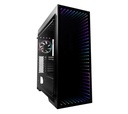 Gabinete Game Factor CSG601 con Ventana RGB, Full-Tower, ATX/E-ATX/Micro-ATX/Mini-ITX, USB 2.0/3.0, sin Fuente, 1 Ventilador Instalado, Negro