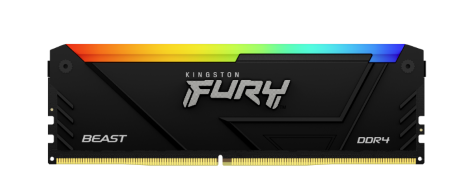 Memoria RAM Kingston FURY Beast RGB DDR4, 3600MHz, 8GB, Non-ECC, CL17, XMP