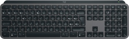 Teclado Logitech Mx Keys S, Inalámbrico, RF Wireless/Bluetooth, Grafito (Español)