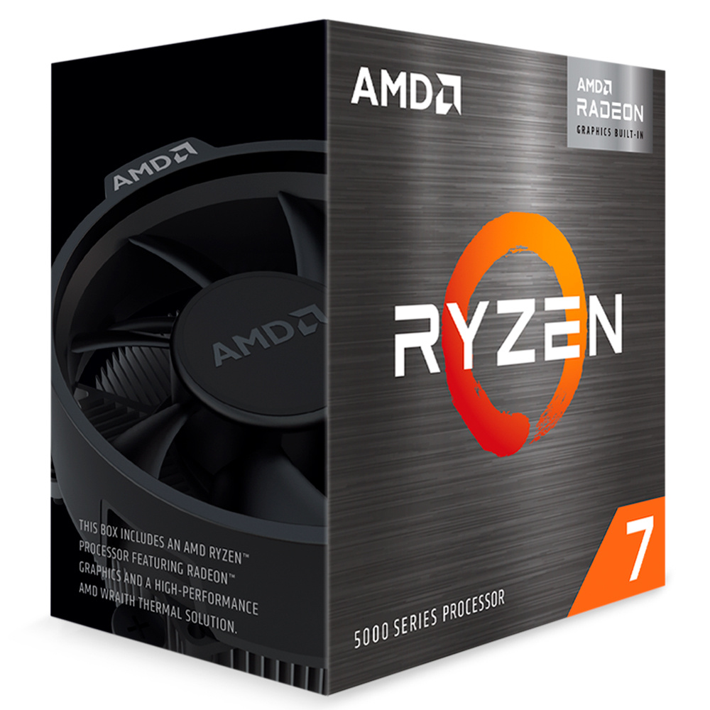Procesador AMD Ryzen 7 5700G con AMD Radeon Graphics, Socket AM4, 4.60GHz, 8 Núcleos, 16MB Caché - Incluye Disipador