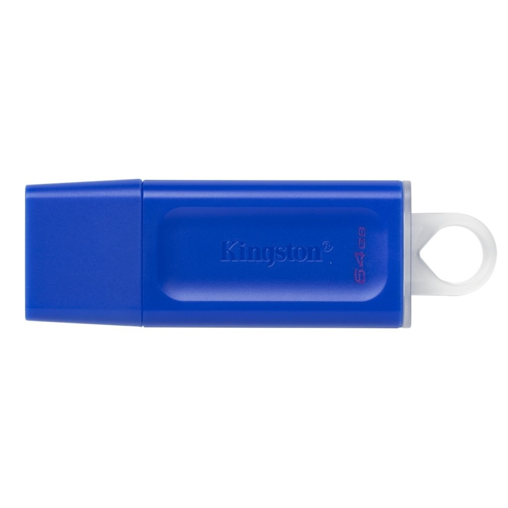 Memoria USB Kingston DataTraveler Exodia, 64GB, USB 3.2, Azul