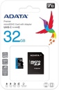 MEMORIA ADATA MICRO SDXC/SDHC 32GB UHS-I
100MB/25MB CLASE 10 V10 A1 C/ADAPTADOR
