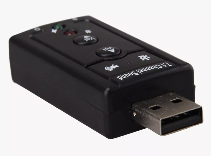 Adaptador Tarjeta De Sonido Usb 7.1 Canales Audio 3d
