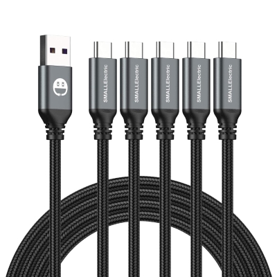 Cable USB tipo C, 2M, carga rápida 3A, cable rápido, cable tipo C - A